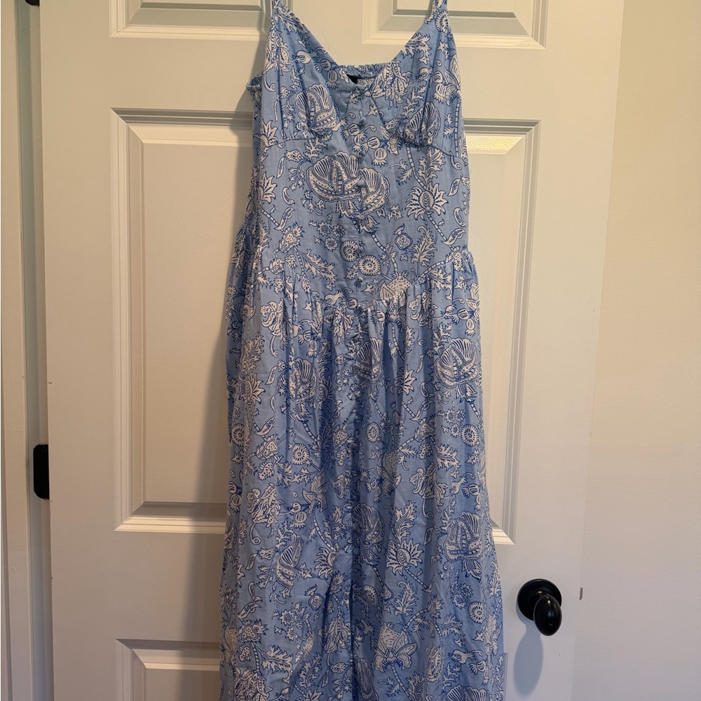 Roller Rabbit x Target Blue Paisley Maxi Dress - Women's Size M